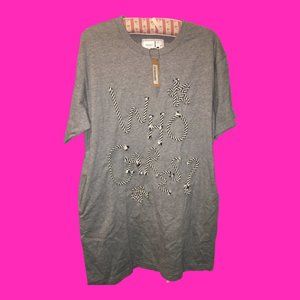 White Chocoolate Cotton One Piece Tee Shirt Dress
